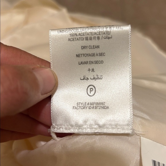 BCBGMaxAzria strapless Off White Dress - Picture 12 of 13